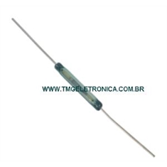 Reed Switch SPST 2Pinos - Size 18Mm Ø 2,5mm, Ampola de Vidro,Magnetic Control Reed Switches,GLASS Reed Switches 3Amper (SPST) Normally Open (N.O.) Contato Normal aberto (NA). - Ampola glass Reed Switch (NA) - 2,5Mm x 18Mm